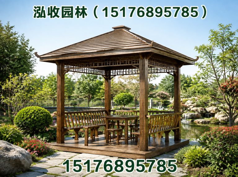 石河子京津冀防腐木工程展示图